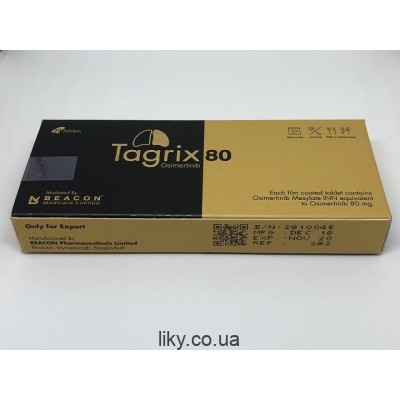 Тагрікс (Tagrix) осімертініб 80мг, №30 (Tagrisso)